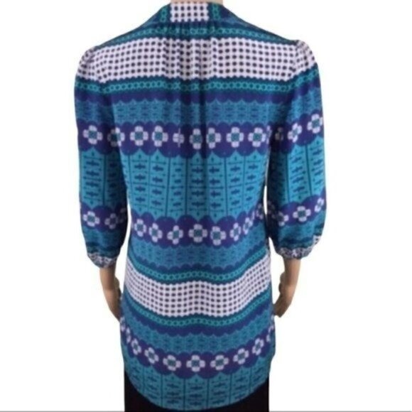 Annie Griffin 100% silk button-Down blouse top Size XS - Picture 2 of 8